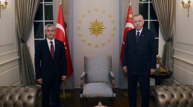 Tahmazoğlu, Cumhurbaşkanı Erdoğan ile görüştü