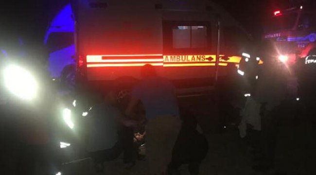 Takla atan otomobilde 1 kişi öldü, 2 kişi yaralandı