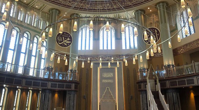 Taksim'deki cami cuma günü ibadete açılıyor