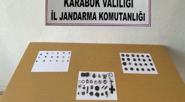 Tarihi eser niteliğinde 90 sikke ve 25 obje ele geçirildi