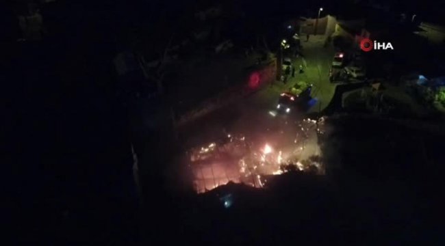 YANGINA UYKUDA YAKALANDI