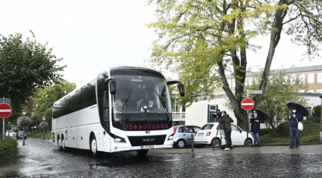 A Milli Takım, Almanya'ya ulaştı