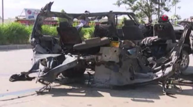 Afganistan'da minibüsün geçişi sırasında mayın patladı