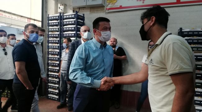 AK PARTİLİ DAĞ’DAN ESNAFA ZİYARET