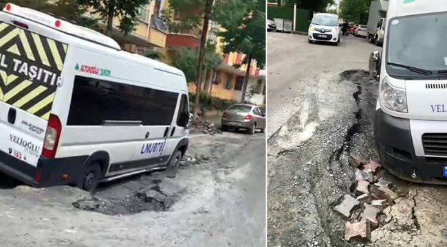 Avcılar&#039;da şaşırtan görüntü!