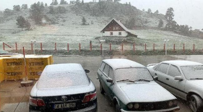 Bolu'ya haziran karı
