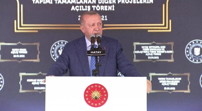 Cumhurbaşkanı Erdoğan'dan Hatay'da önemli açıklamalar