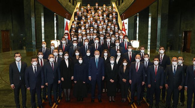 Cumhurbaşkanı Erdoğan, kaymakam adaylarını kabul etti