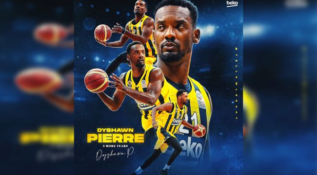 Dyshawn Pierre, 3 yıl daha Fenerbahçe'de