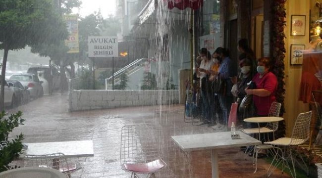 Edirne’de beklenen sağanak etkili oldu