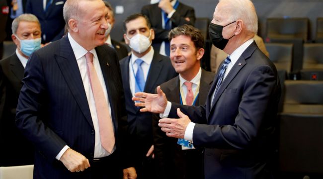 Erdoğan-Biden zirvesinden ilk kareler
