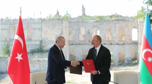 Erdoğan ve Aliyev, Şuşa Beyannamesini imzaladı