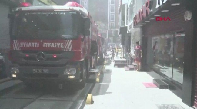 Fatih'te otelde yangın