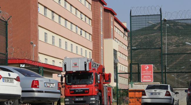 GERİ GÖNDERME MERKEZİNDE YANGIN ÇIKTI