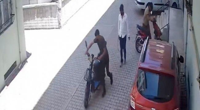 Güpegündüz elektrikli bisiklet hırsızlığı pes dedirtti