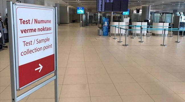 Havalimanlarında belli sayıda yolculara örnekleme temelinde PCR testi yapılacak