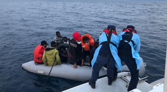 İZMİR’DE KAÇAK GÖÇMEN OPERASYONU