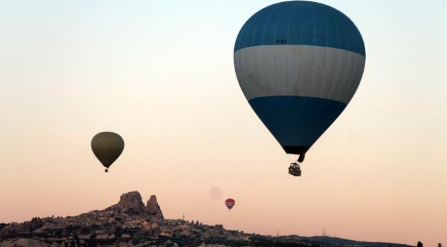 Kapadokya'da balon turları iptal edildi