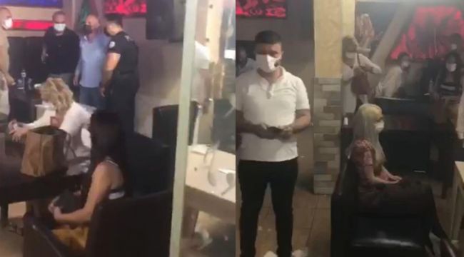 Korona partisine polis baskını