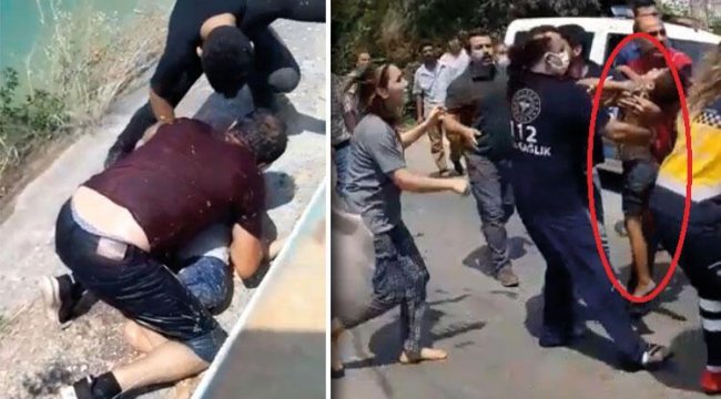 Küçük çocuğun mucize kurtuluşu! Şans eseri fark edildi