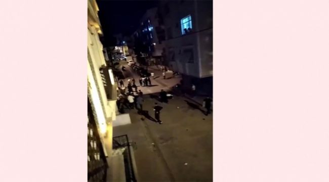 Küçükçekmece'de laf atma kavgası