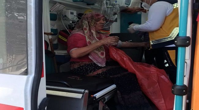 MAHSUR KALAN KADIN VE TORUNU KURTARILDI