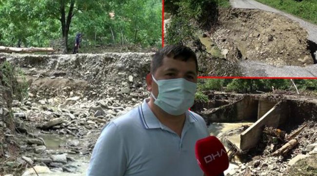 Samsun'da kuvvetli sağanak sonrası sel! 'Canımızı zor kurtardık'