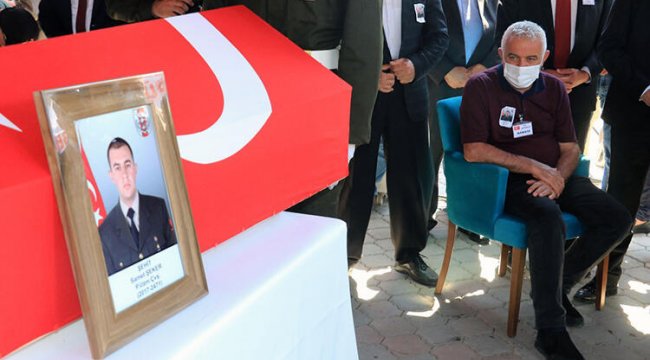 Şehit Uzman Çavuş Samet Şeker, son yolculuğuna uğurlandı