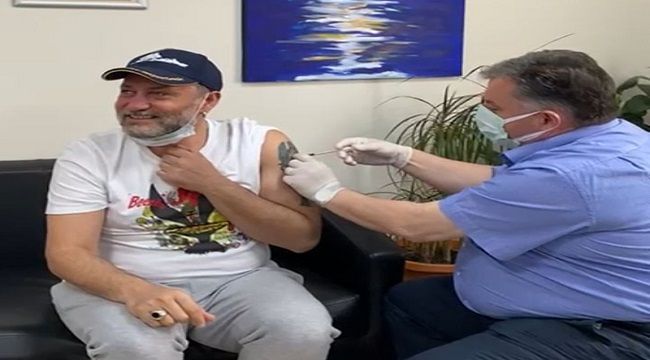 ŞENLENDİRİCİ'NİN AŞISINI BAŞKAN DOĞRUER YAPTI