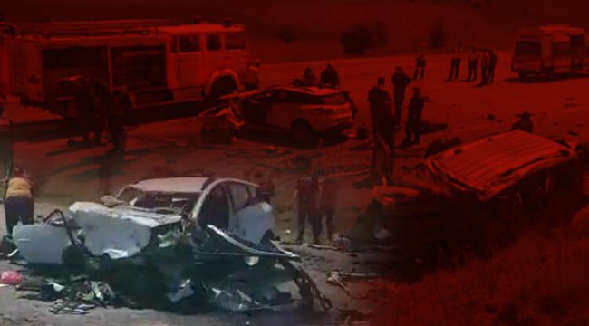 Sivas'ın Gölova ilçesinde korkunç kaza