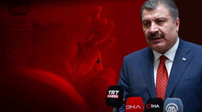 Son dakika: Sağlık Bakanı Koca'dan 40 yaş için koronavirüs aşısı açıklaması