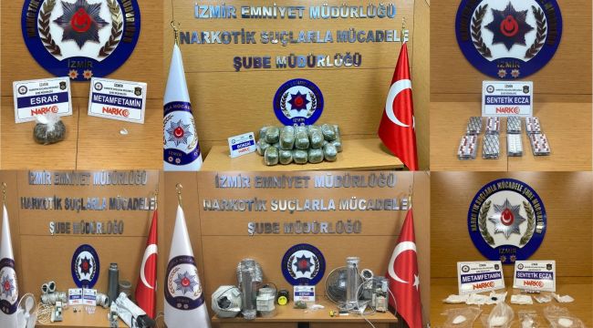 UYUŞTURUCU OPERASYONLARINDA 20 TUTUKLAMA