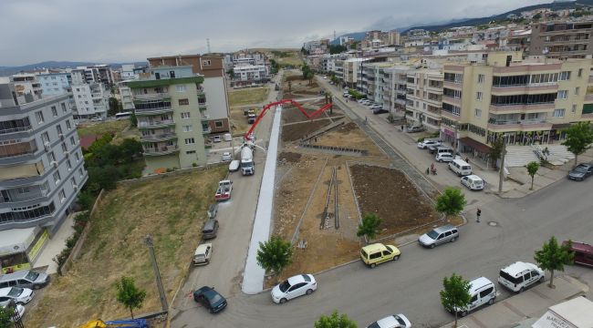 Yeni Mahalle Parkı’nda Çalışmalar Hızla İlerliyor