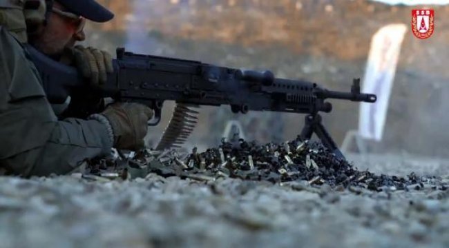 Yerli ve milli makineli tüfeğin ilk teslimatı jandarmaya