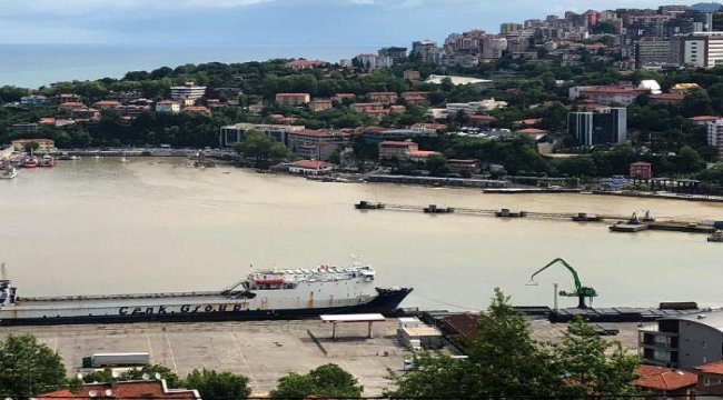 Zonguldak'ta deniz çamur rengini aldı