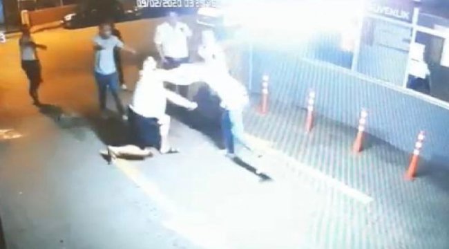 Zorbanın görüntüleri çıktı! Kuryeyi dövüp polisi bıçaklamıştı