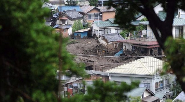 Japonya'da heyelan! En az 20 kişi kayıp