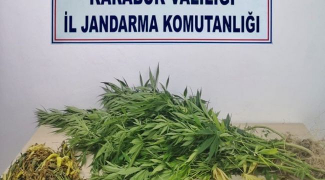 Karabük'te uyuşturucu operasyonu