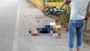 MOTOSİKLET SÜRÜCÜSÜ HAYATINI KAYBETTİ