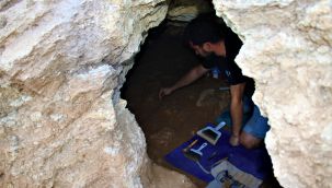 Antik kent Anemurium'da bir mezarda 2 bin yıllık 4 insan iskeleti bulundu