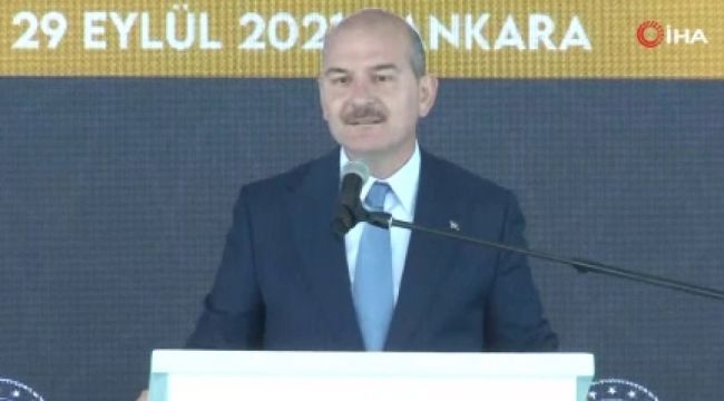 Bakan Soylu'dan itfaiyecilere övgü dolu sözler
