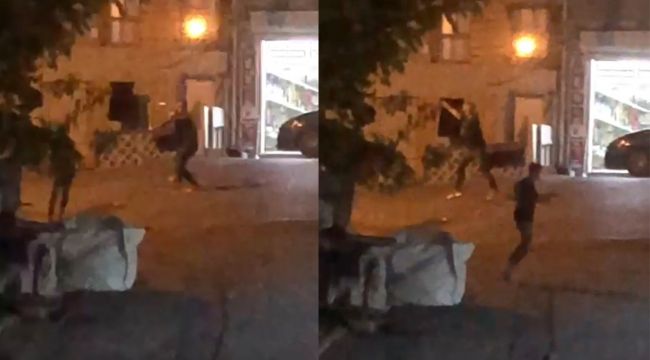 İstanbul'da torbacılar arasında film sahnelerini aratmayan çatışma yaşandı