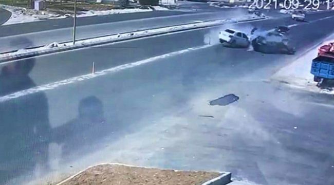 Şanlıurfa'da 6 kişinin yaralandığı kaza kamerada