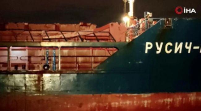 Sarıyer Yeniköy'de iki yük gemisi çarpıştı