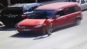 Küçük çocuk ölümden son anda kurtuldu
