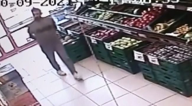 Marketi soydu yürüyüşünden yakalandı