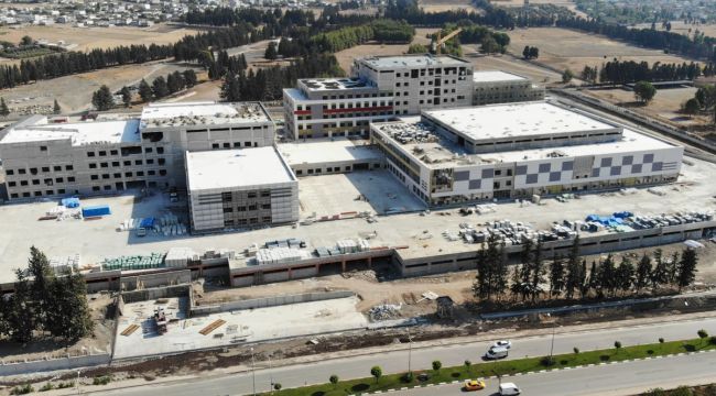 Osmaniye Devlet Hastanesi inşaatının yüzde 76'sı tamamlandı