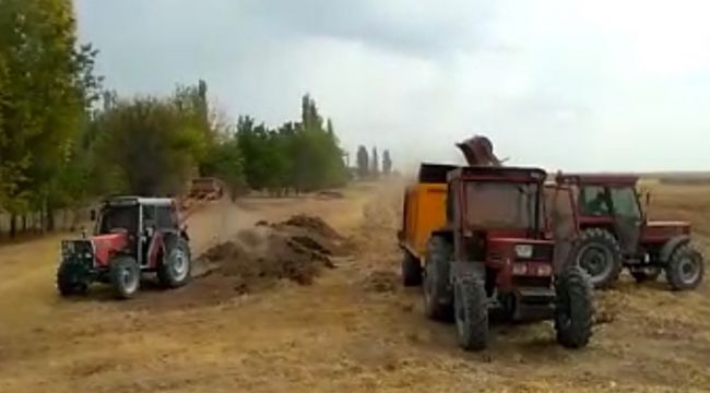 Zamlar çiftçiyi hayvan gübresine yöneltti