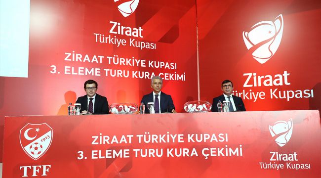 Ziraat Türkiye Kupası'nda 3. Eleme Turu kura çekimi yapıldı