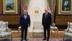 Cumhurbaşkanı Erdoğan, Türk Konseyi Genel Sekreteri Amreyev'i kabul etti